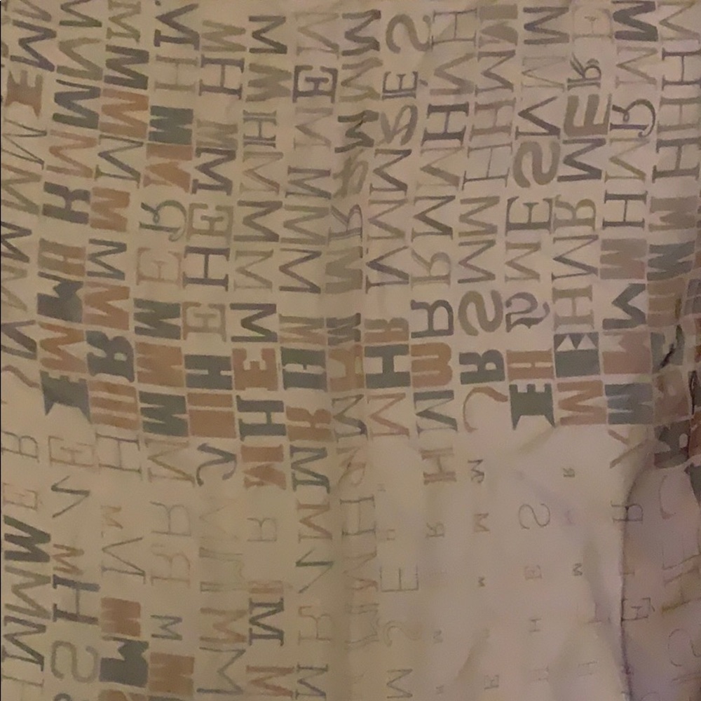 Hermès sheer silk scarf with logo letters